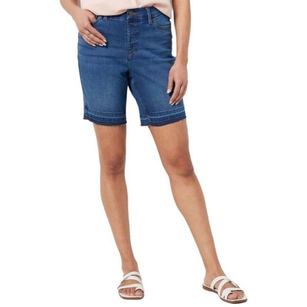 Denim & Co. Tall Easy Stretch Denim Shorts